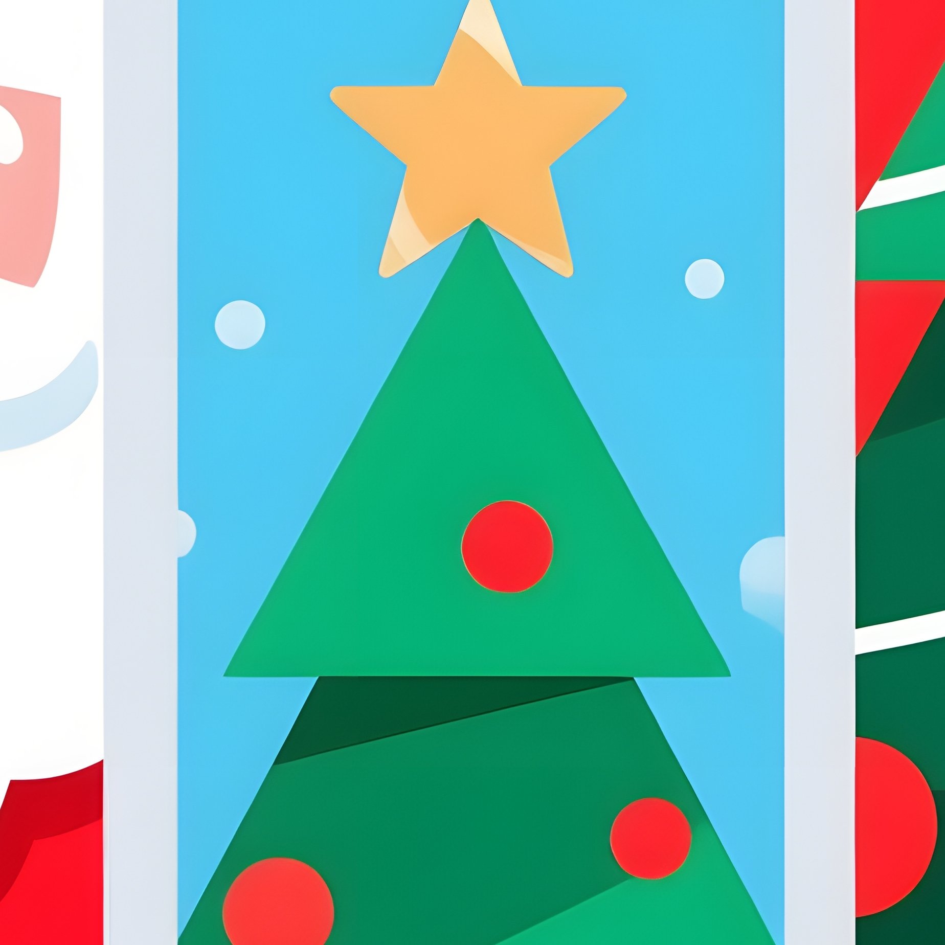A Series Of Christmas Themed Illustrations Christmas Holiday - Full Resolution Quality Preview