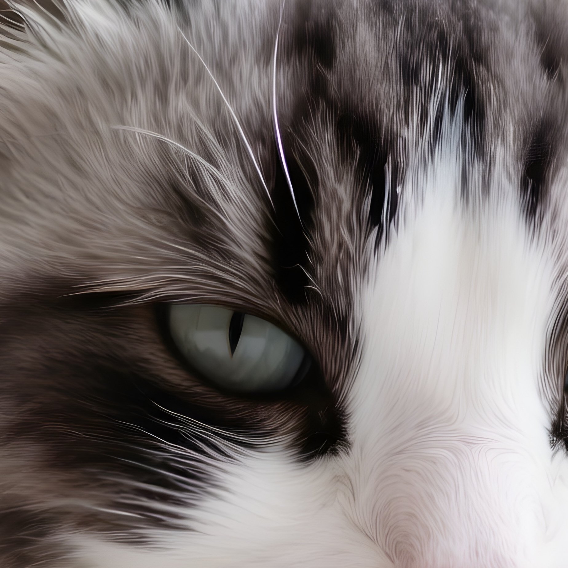 A Siberian Cat Head Resting On A Stuffed Animal - Full Resolution Quality Preview