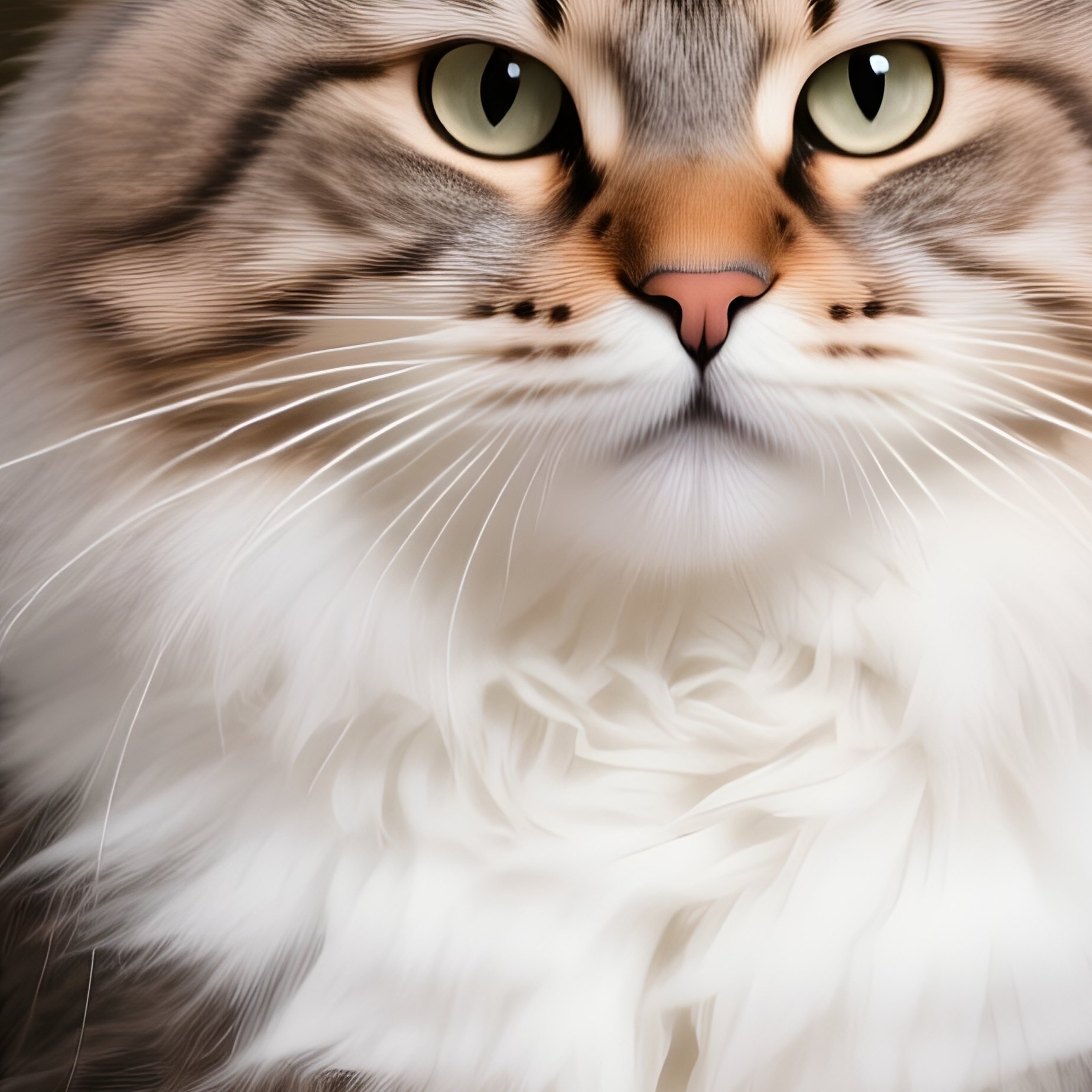 A Siberian Cat Sitting In A Too Small Container - Full Resolution Quality Preview