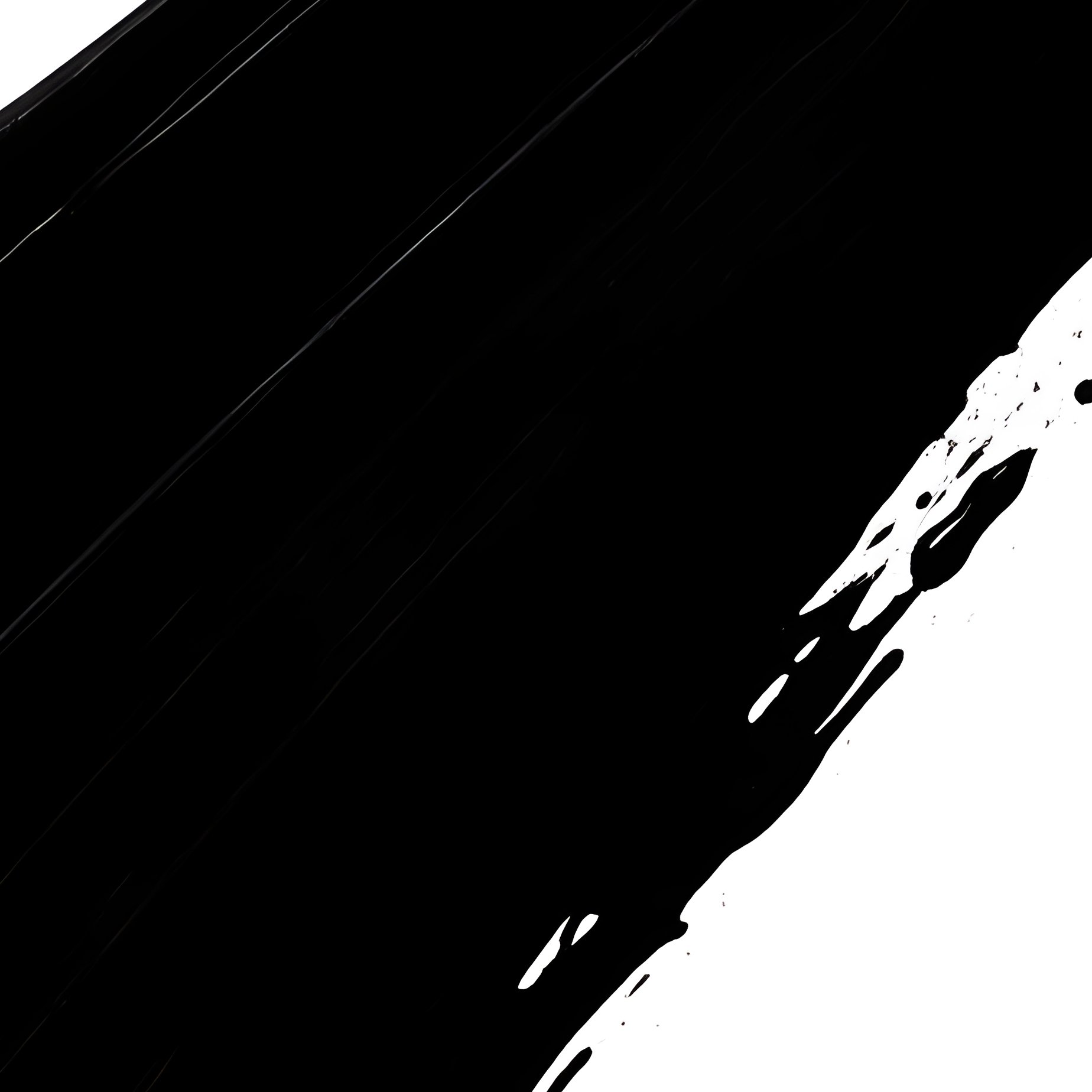 A Single Brush Stroke Of Black Paint Brush Stroke Black Paint - Full Resolution Quality Preview
