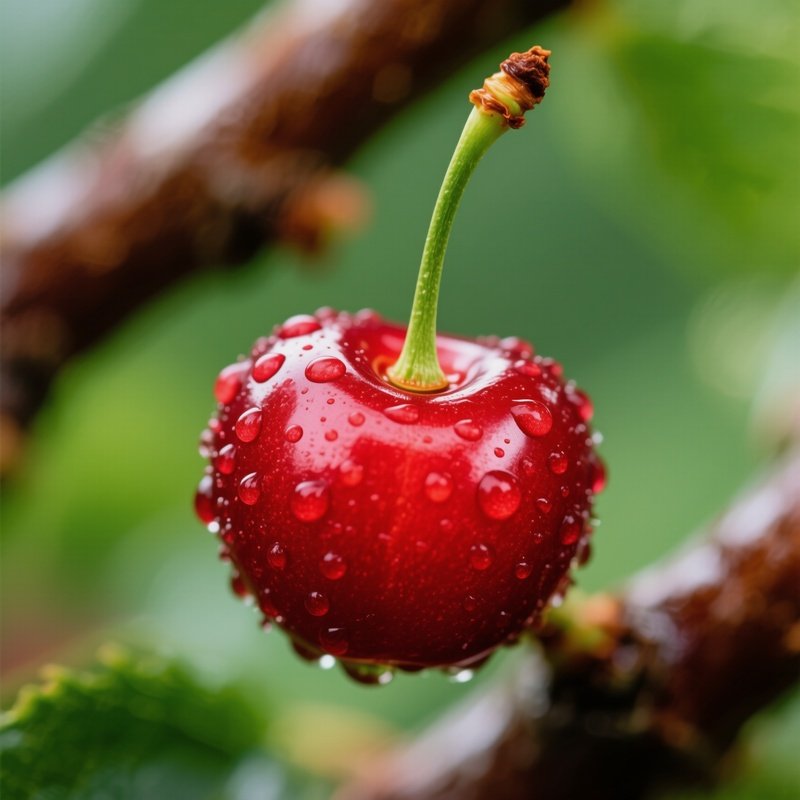 A Single Cherry Cherry Fruit
