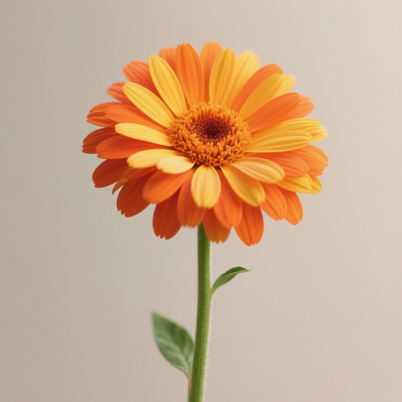 A Single Flower Flower Digital Art