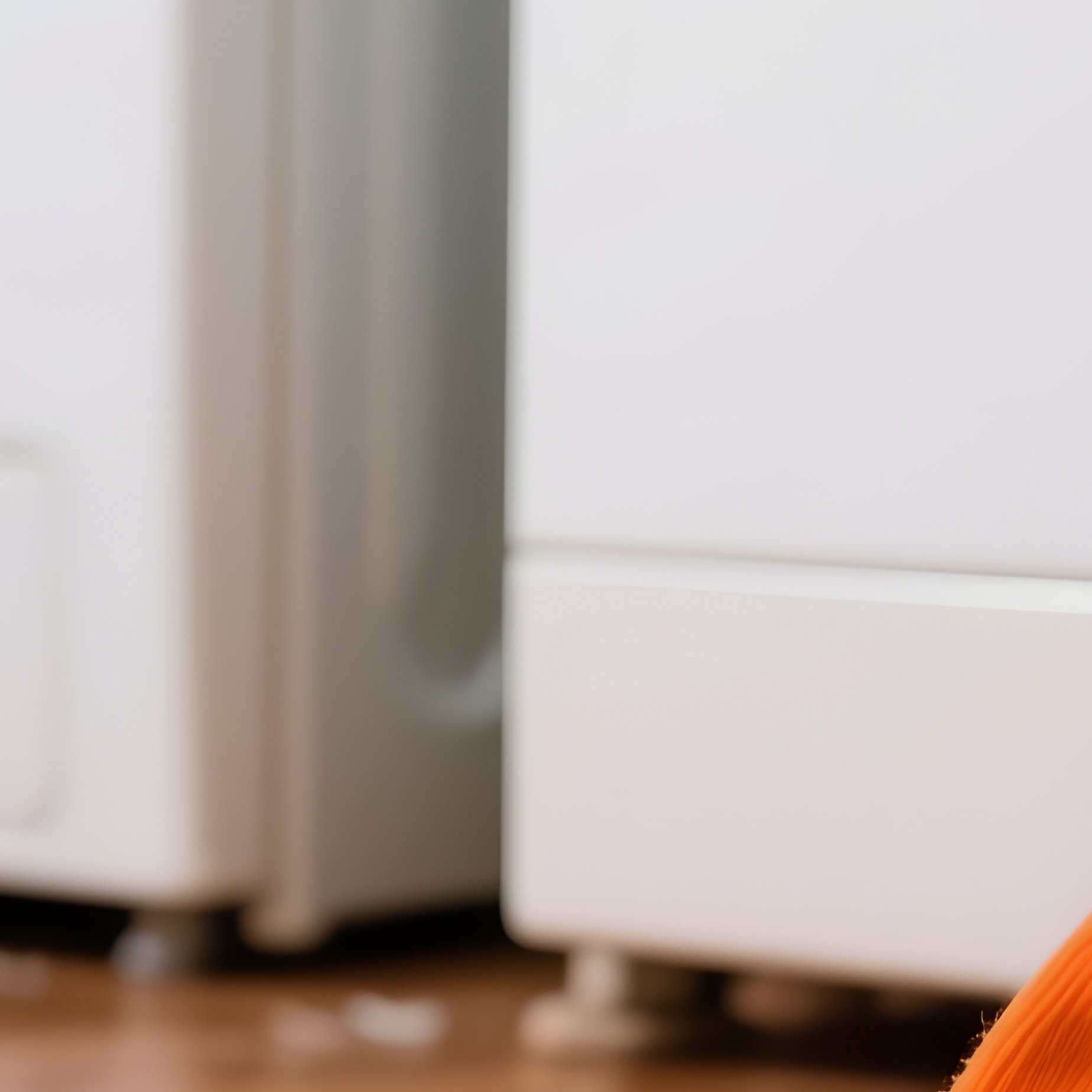 A Single Orange Sock With A Face Design Lost Sock Laundry Room - Full Resolution Quality Preview