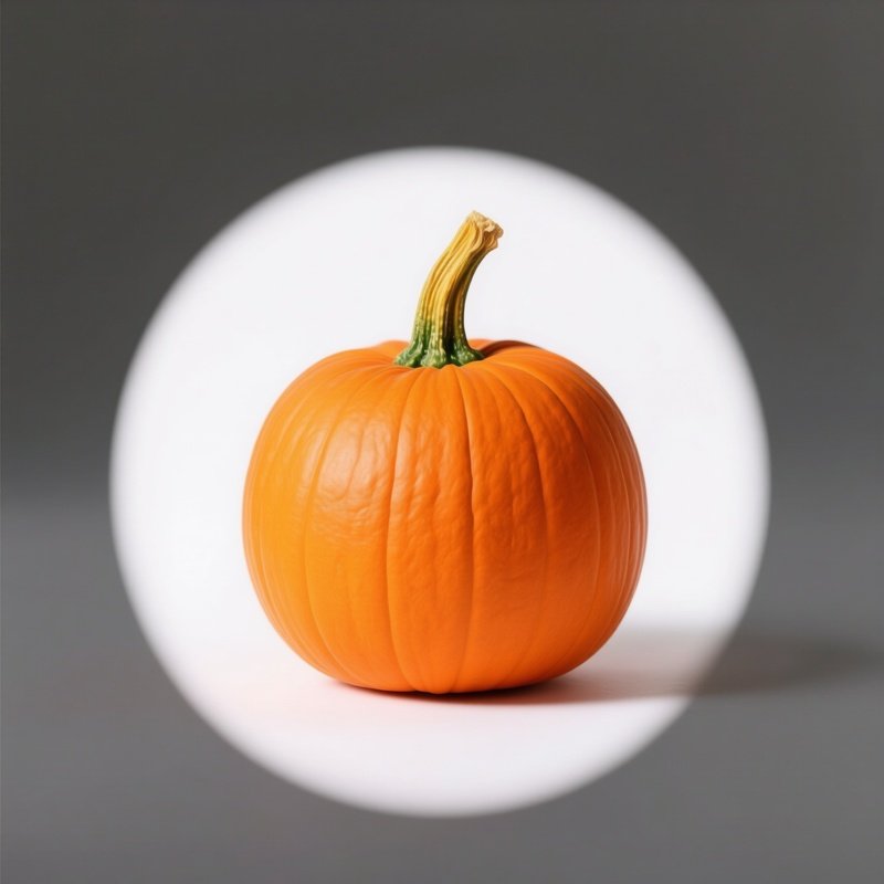 A Single Pumpkin Pumpkin Orange