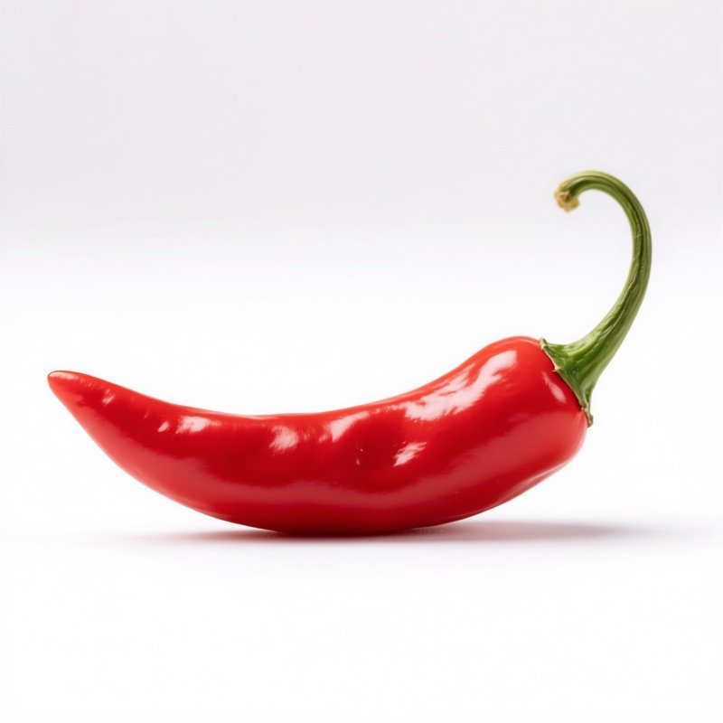 A Single Red Chili Pepper Chili Pepper