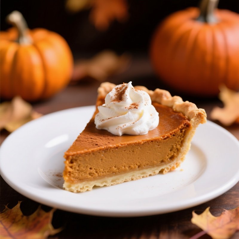 A Slice Of Pumpkin Pie Pumpkin Pie Autumn