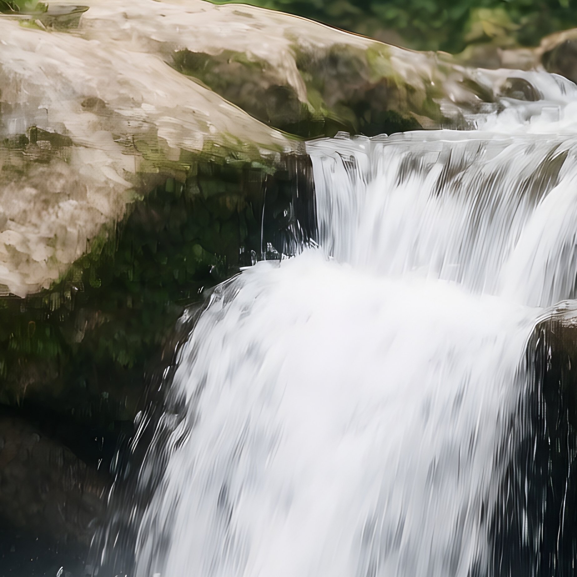 A Small Waterfall In A Forest Setting Waterfall Forest - Full Resolution Quality Preview