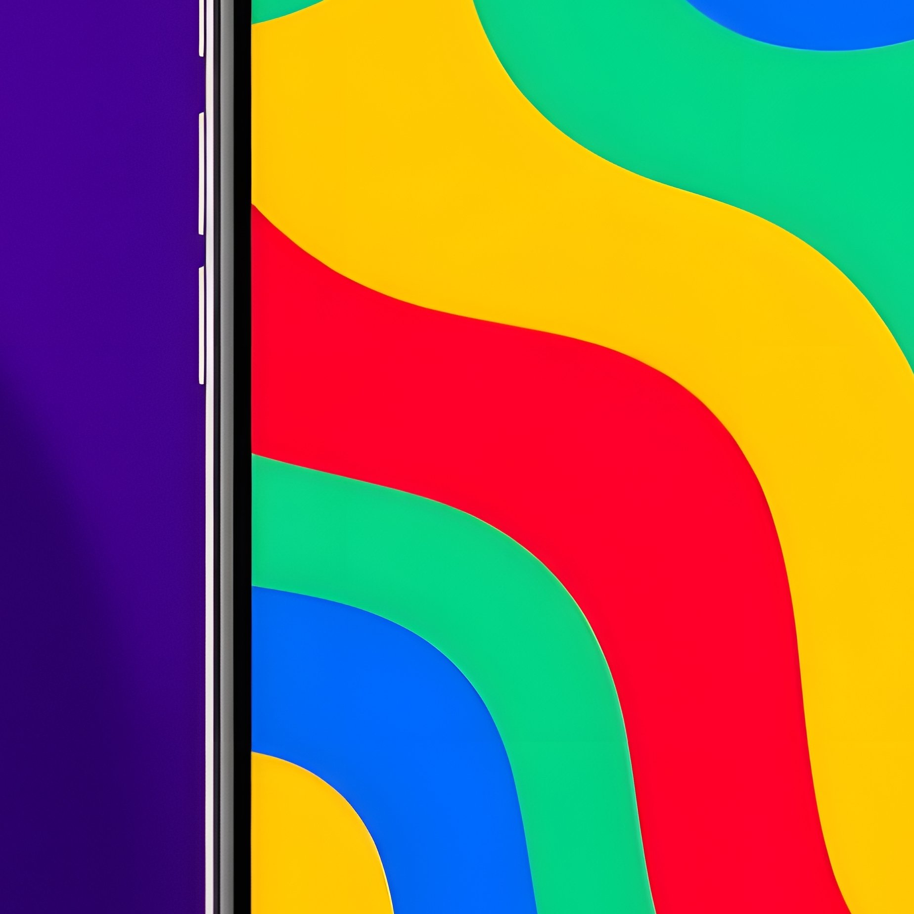 A Smartphone Displaying A Colorful Abstract Design Smartphone - Full Resolution Quality Preview