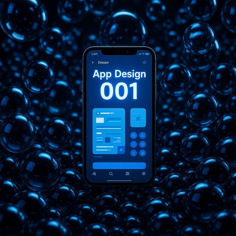 A Smartphone Displaying An App Design Interface Smartphone