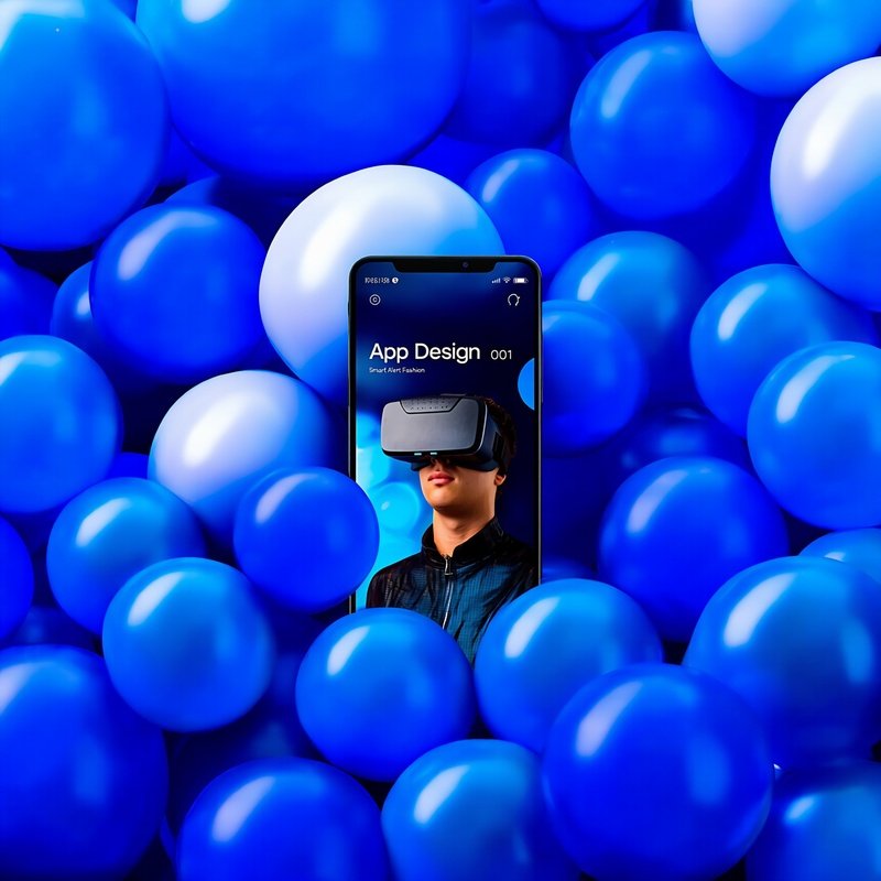 A Smartphone Displaying An App Interface Smartphone Digital Art