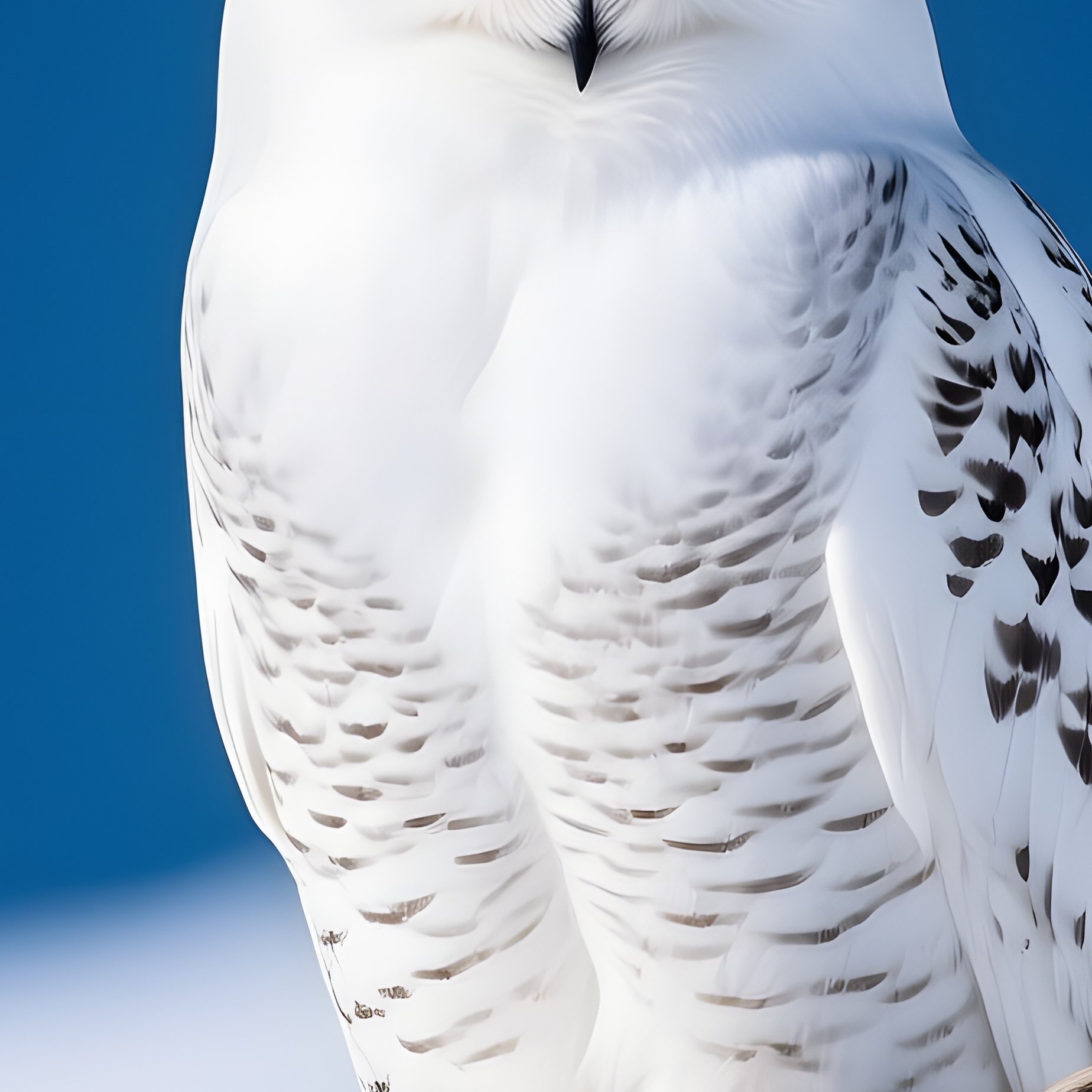 A Snowy Owl Winter Scene - Full Resolution Quality Preview