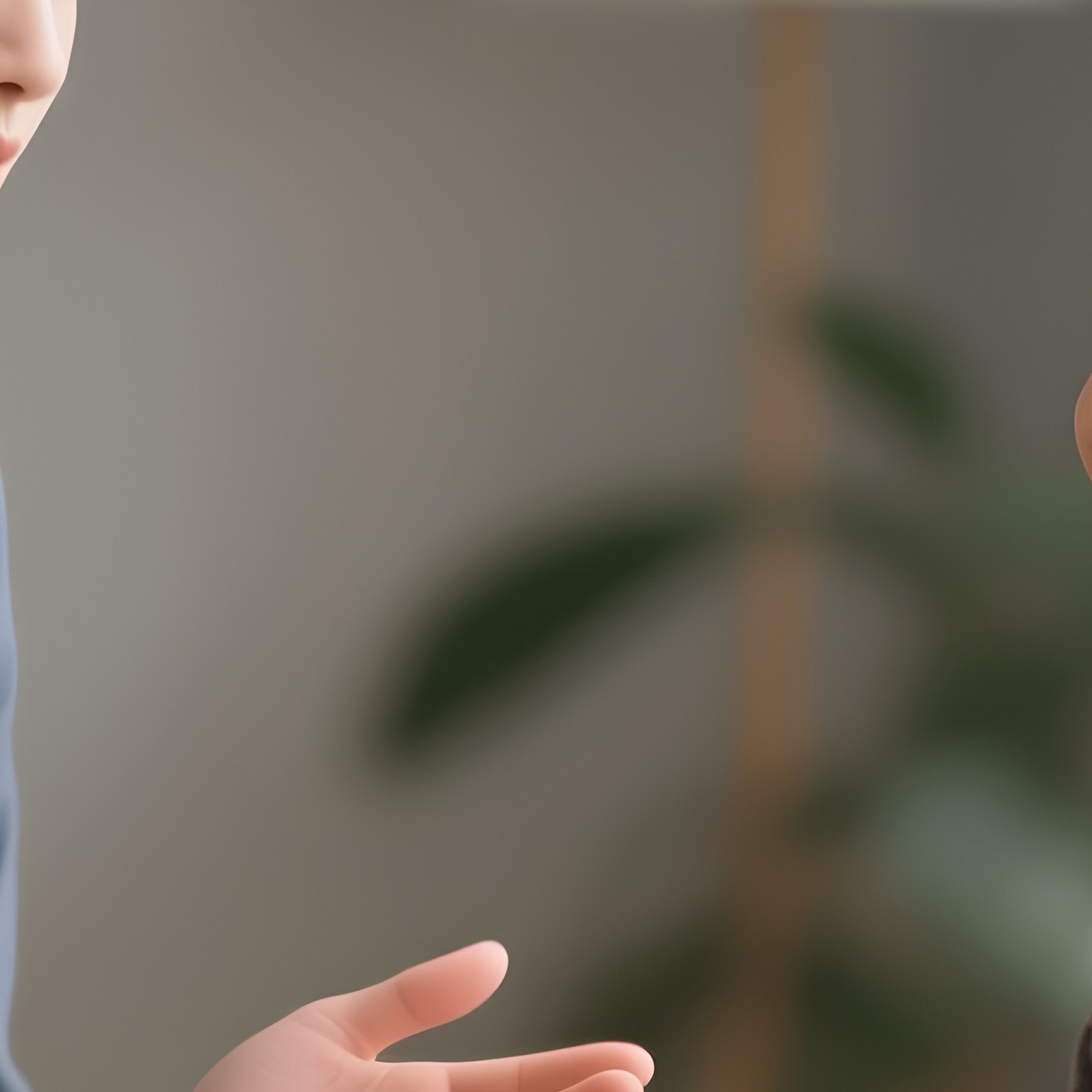 A Social Worker Speaking Gently With A Patient’S Family - Full Resolution Quality Preview