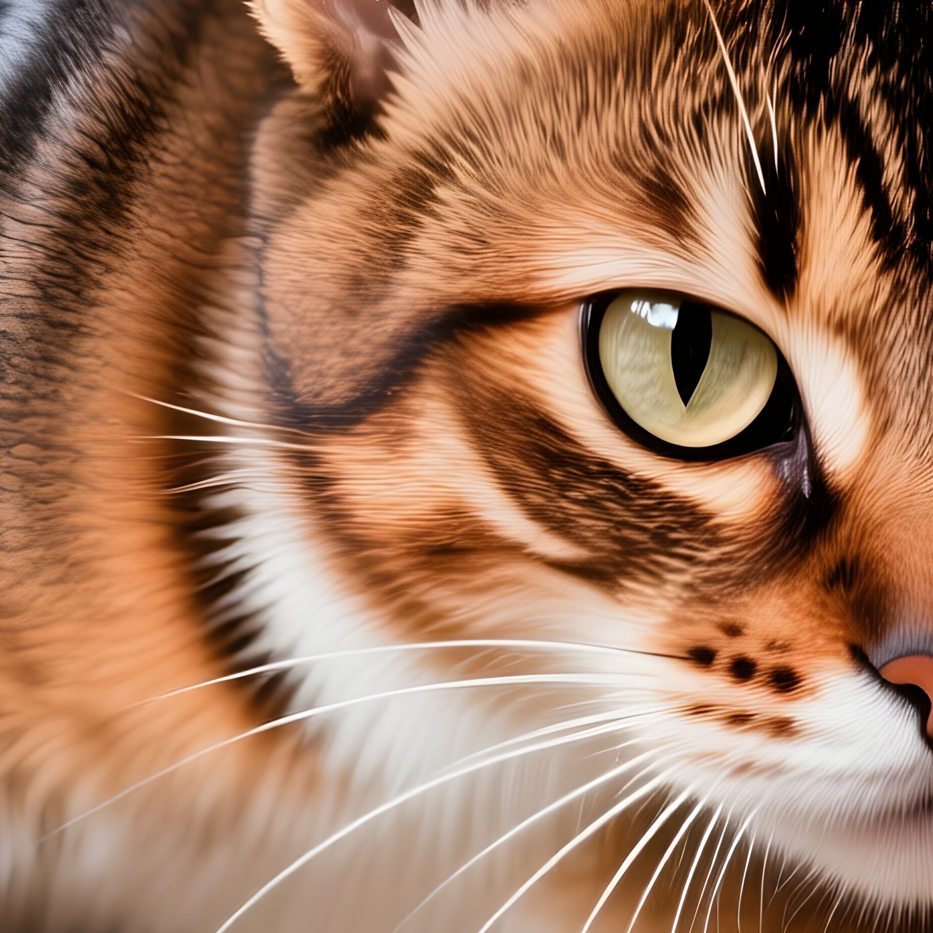 A Somali Cat Hunting Art - Full Resolution Quality Preview