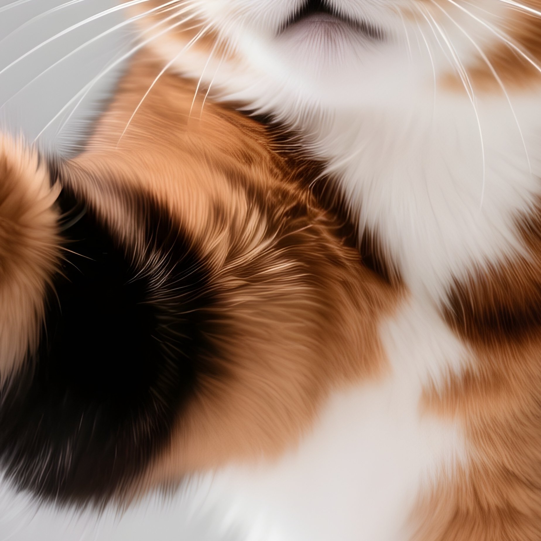 A Somali Cat Paw Stretching Dramatically - Full Resolution Quality Preview