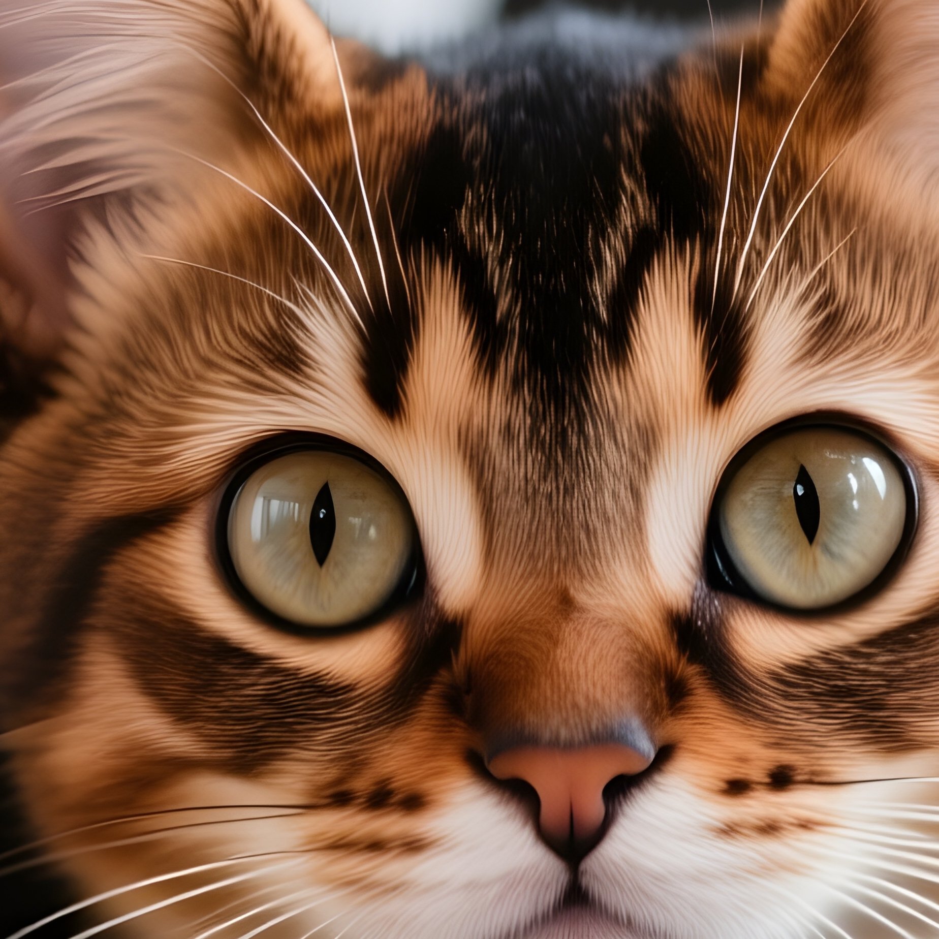 A Somali Cat Peeking Over The Couch Edge - Full Resolution Quality Preview