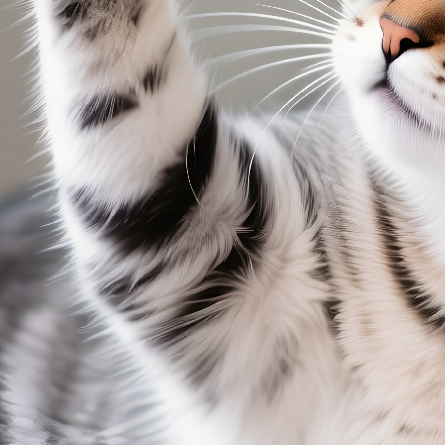 A Somali Cat Playing With Its Tail - Full Resolution Quality Preview