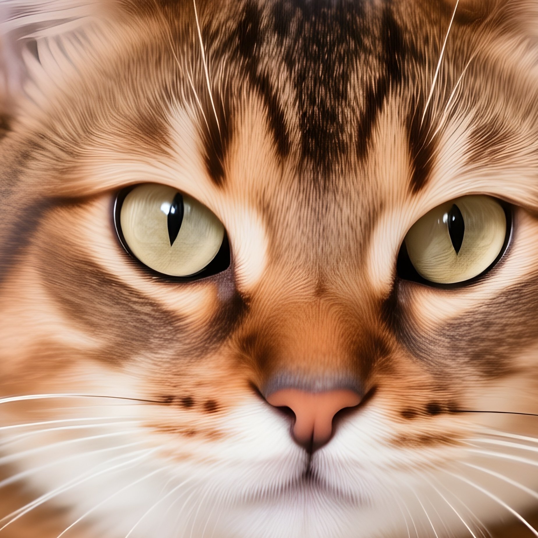 A Somali Cat Sitting In A Too Small Container - Full Resolution Quality Preview