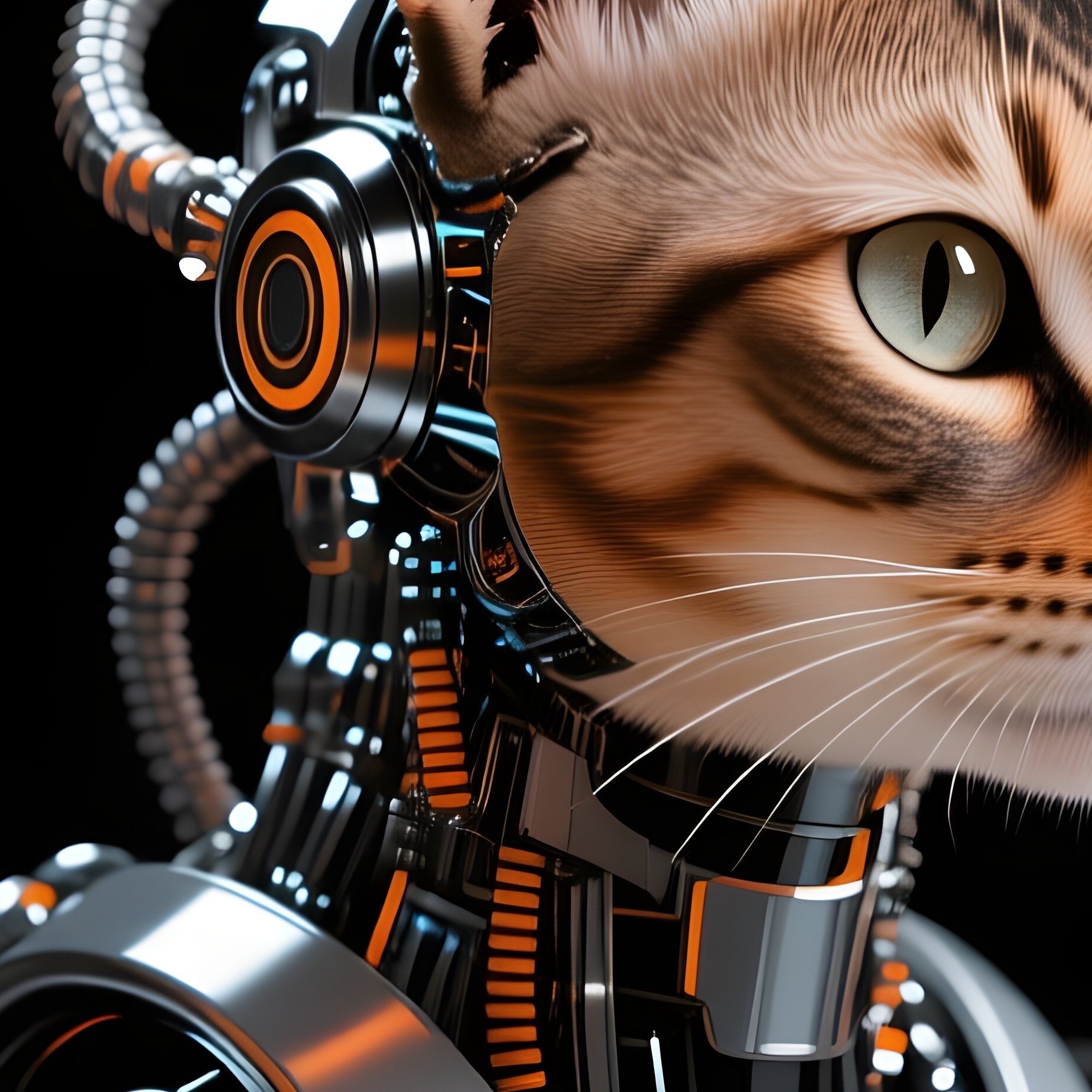 A Somali Head Stick Out Of Box Robot - Full Resolution Quality Preview