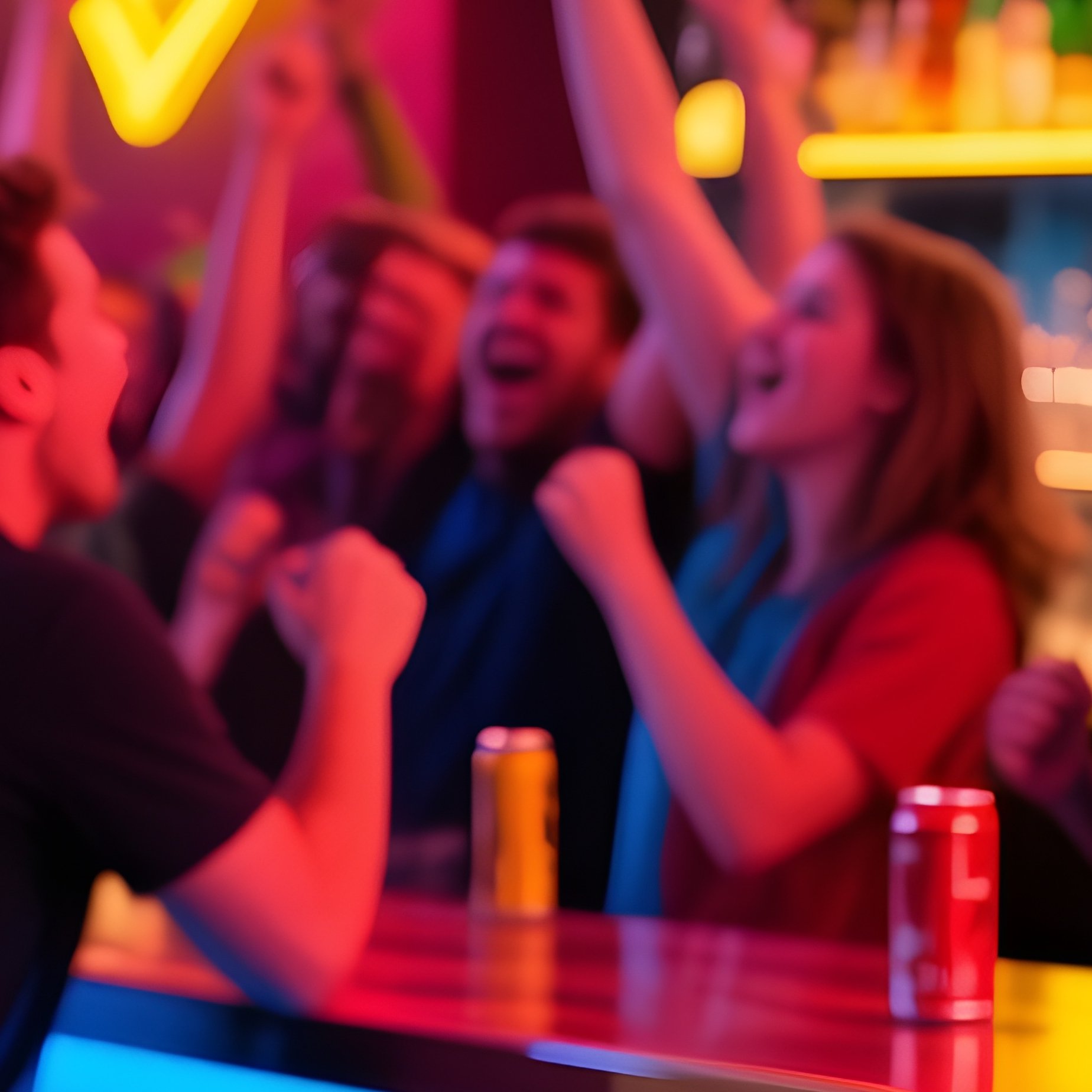 A Sports Bar With Energy Drinks And Context Napoje - Full Resolution Quality Preview