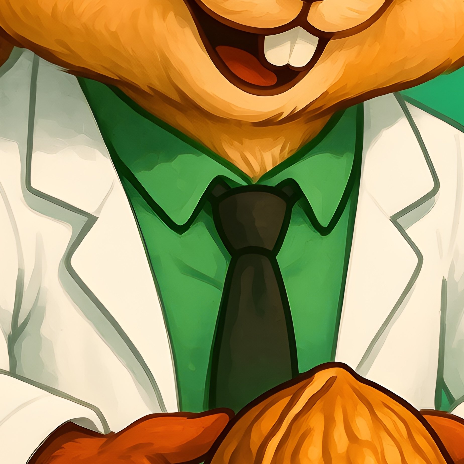 A Squirrel Inventing A Teleportation Nut - Full Resolution Quality Preview