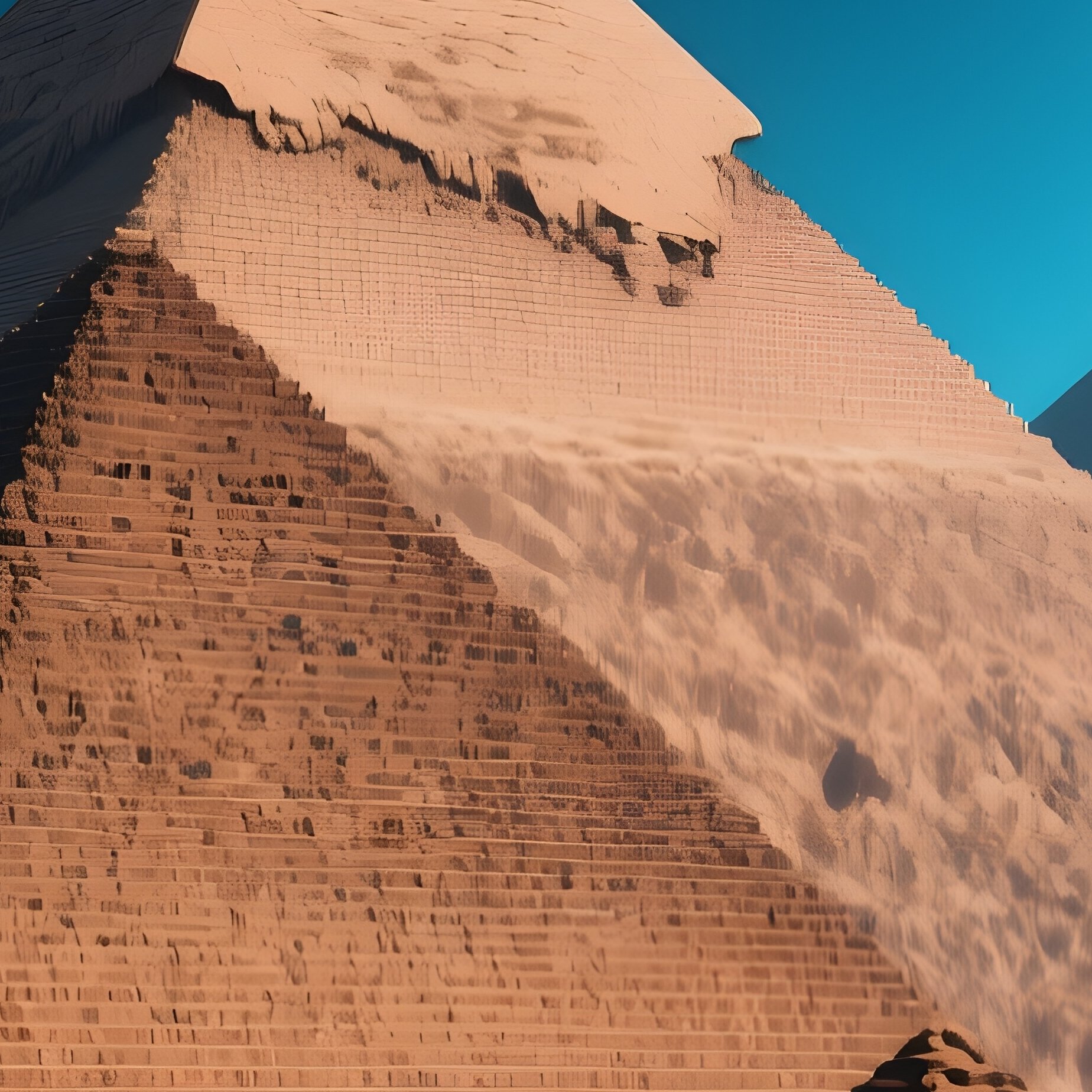 A Step Pyramid Of Saqqara In Still Desert Silence - Full Resolution Quality Preview
