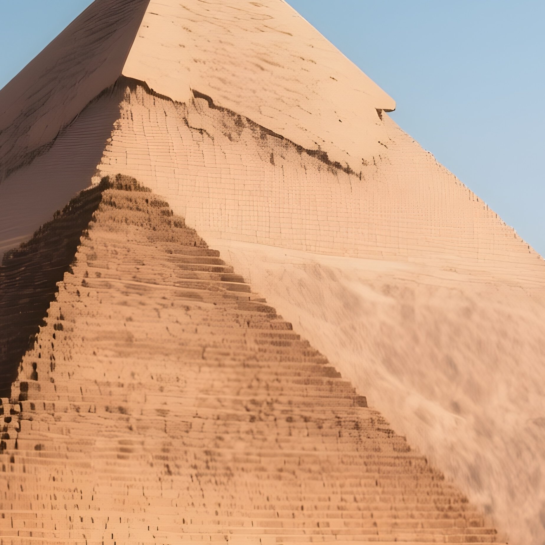 A Step Pyramid Of Saqqara In The Desert - Full Resolution Quality Preview