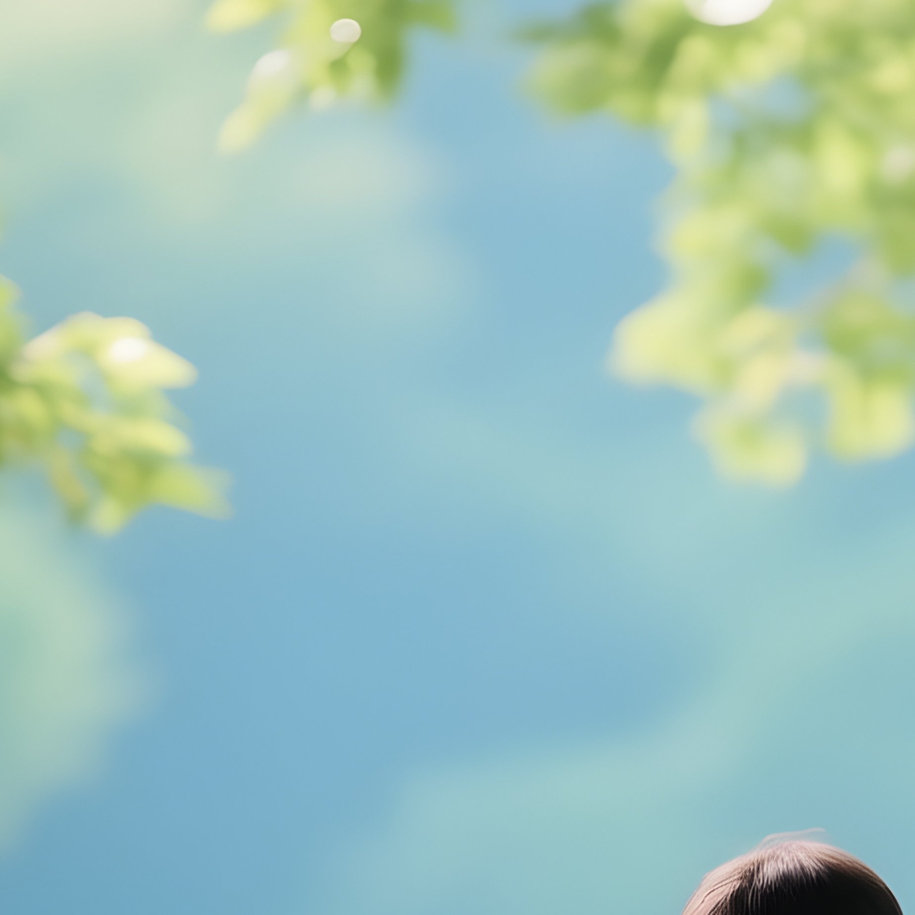A Student Reading Under A Tree - Full Resolution Quality Preview