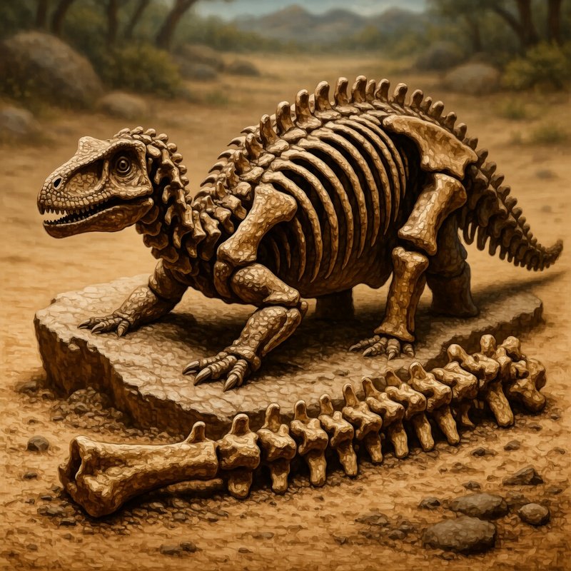 A Study Of Massospondylus Dinosaur Fossil