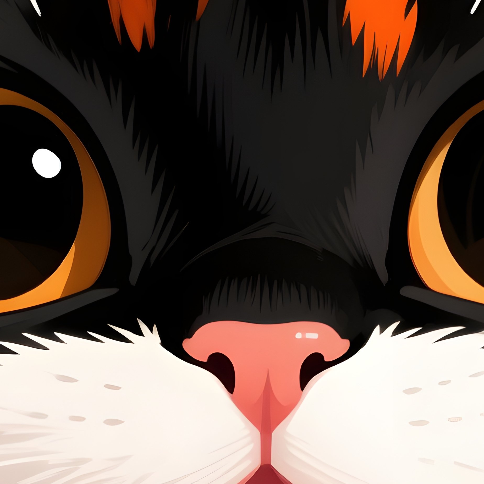 A Stylized Cat Wearing A Top Hat Cat Top Hat - Full Resolution Quality Preview