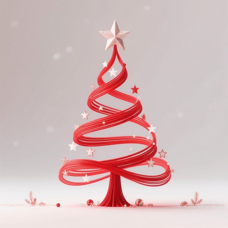A Stylized Christmas Tree Christmas Tree
