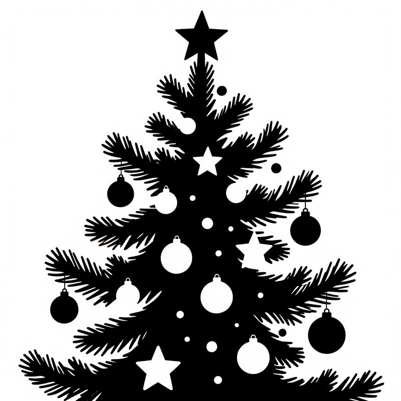 A Stylized Christmas Tree Christmas Tree
