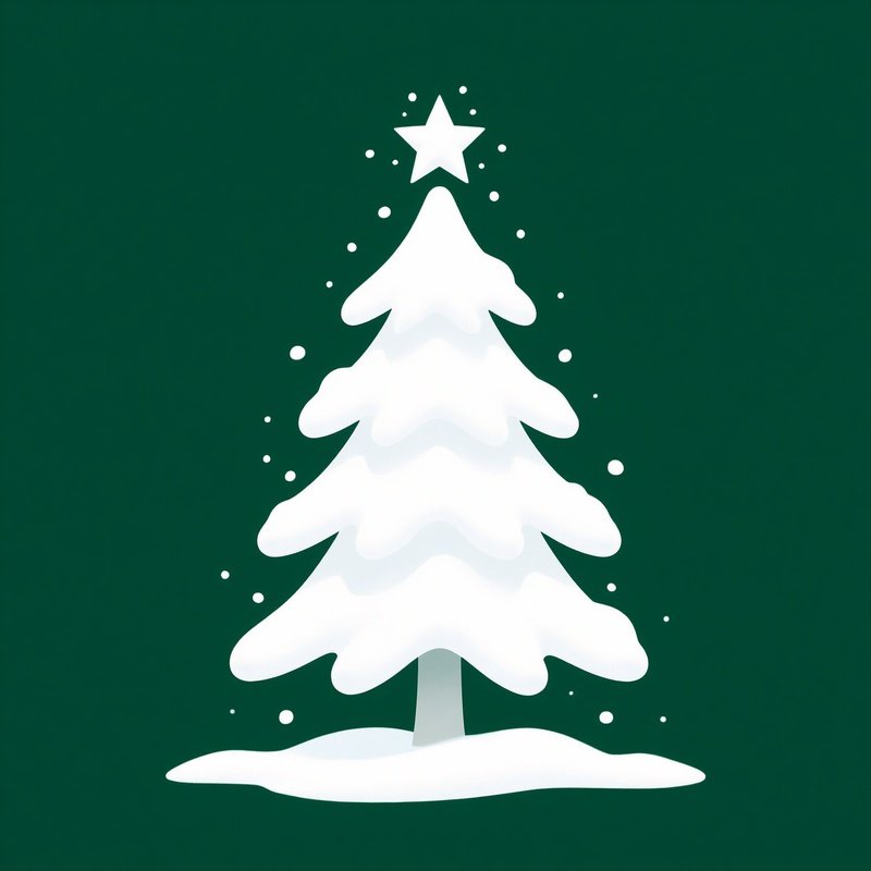 A Stylized Christmas Tree Christmas Tree