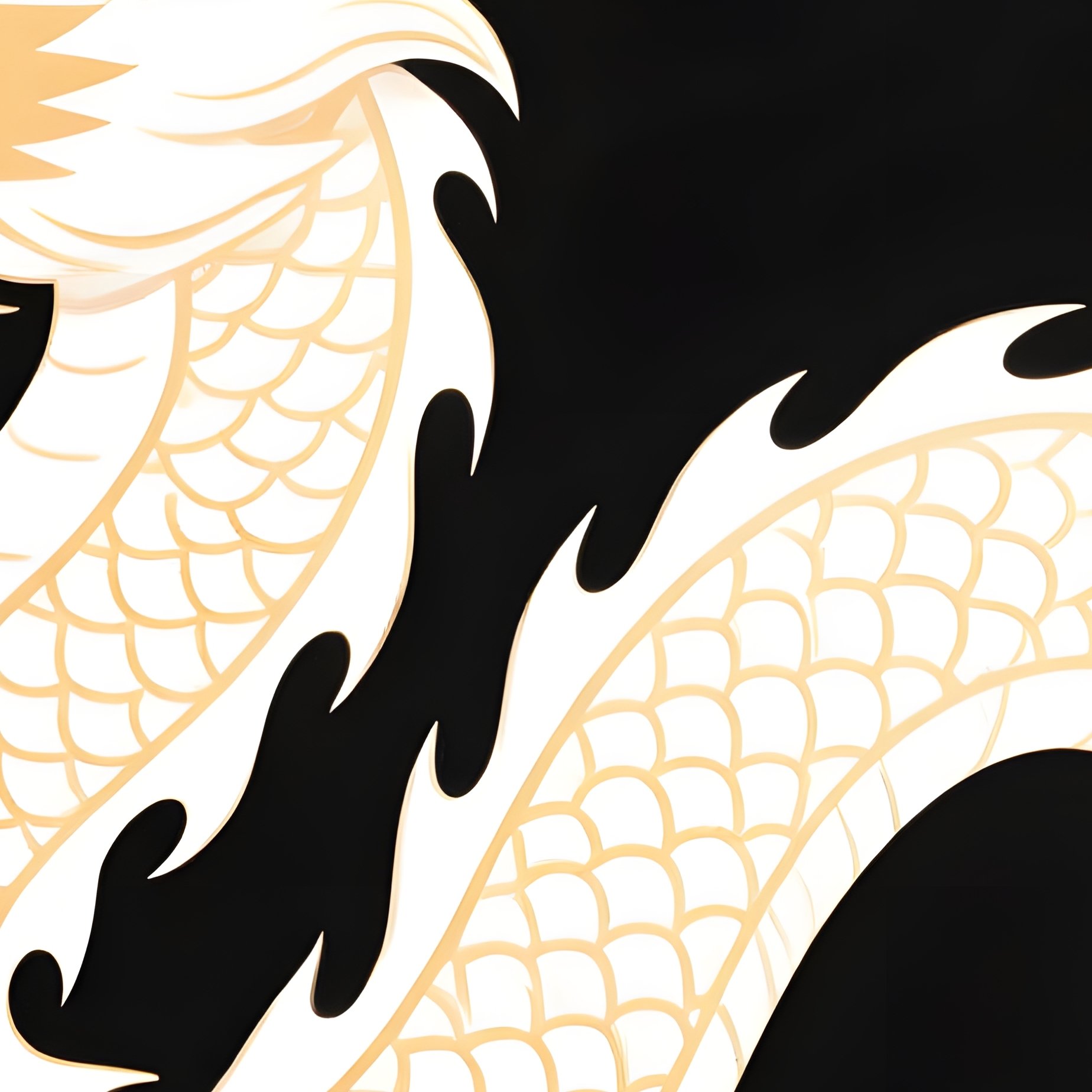 A Stylized Dragon Celebrating Chinese New Year Chinese New Year - Full Resolution Quality Preview