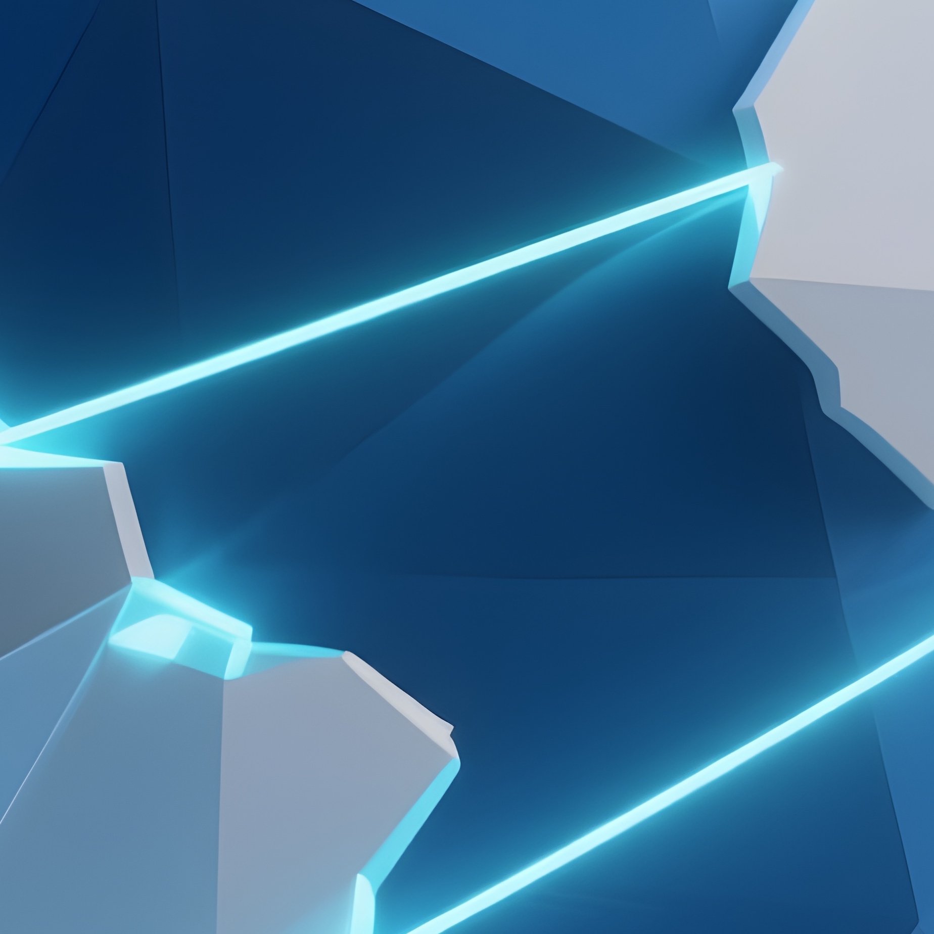 A Stylized Low Poly 3D Globe With Lines Connecting Major Continents - Full Resolution Quality Preview