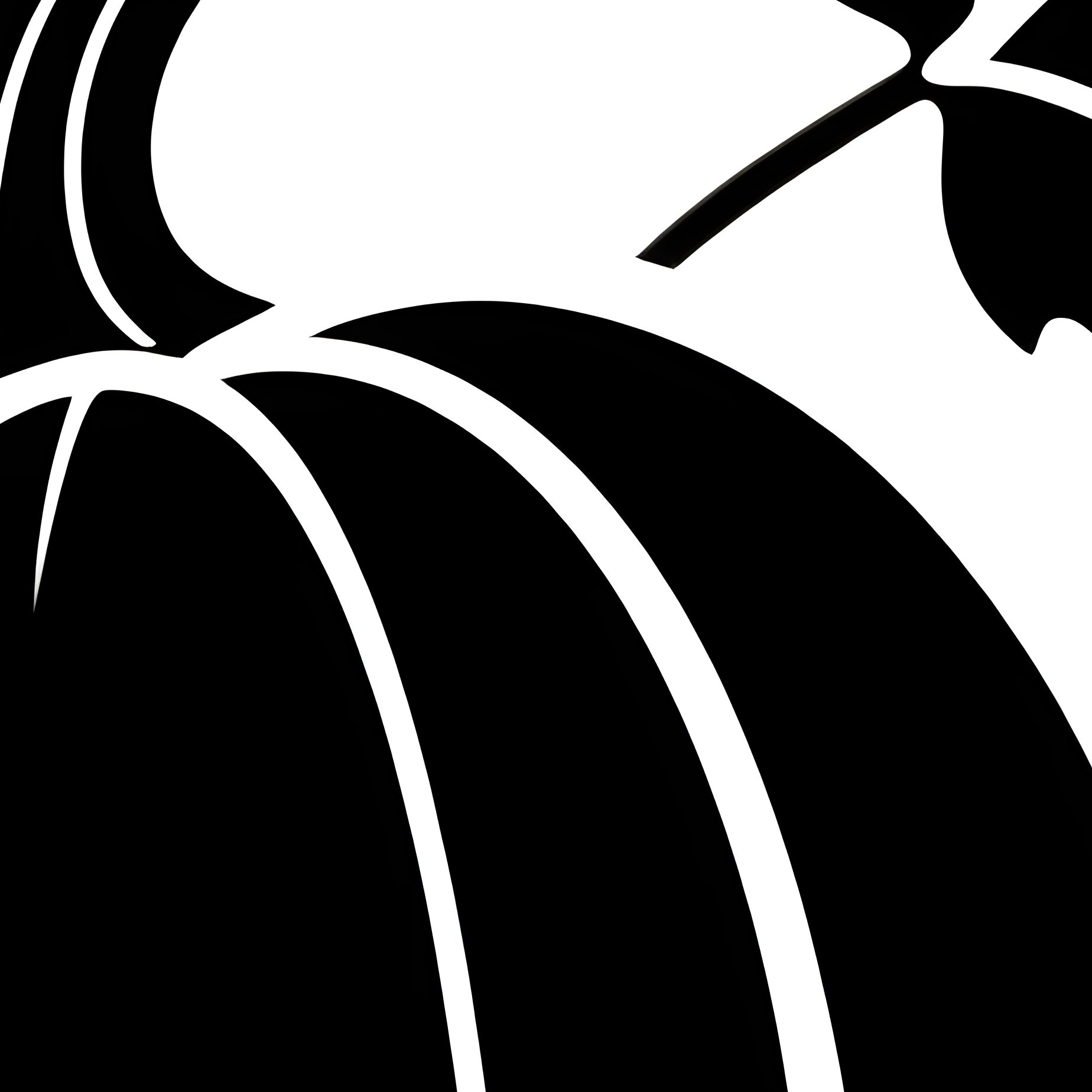 A Stylized Pumpkin Surrounded By Leaves Pumpkin Leaves - Full Resolution Quality Preview