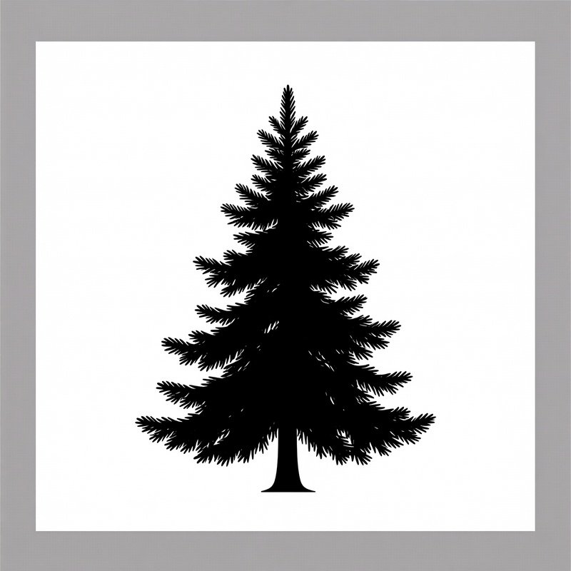 A Stylized Tree Silhouette Tree Silhouette