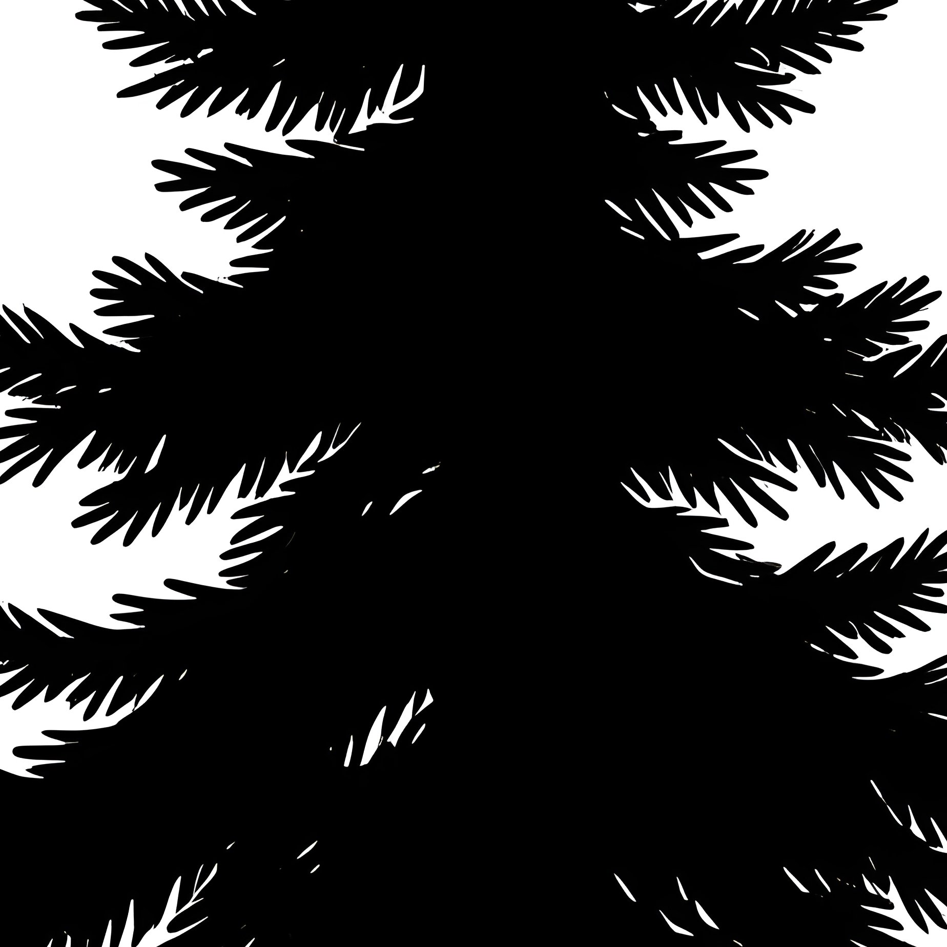 A Stylized Tree Silhouette Tree Silhouette - Full Resolution Quality Preview