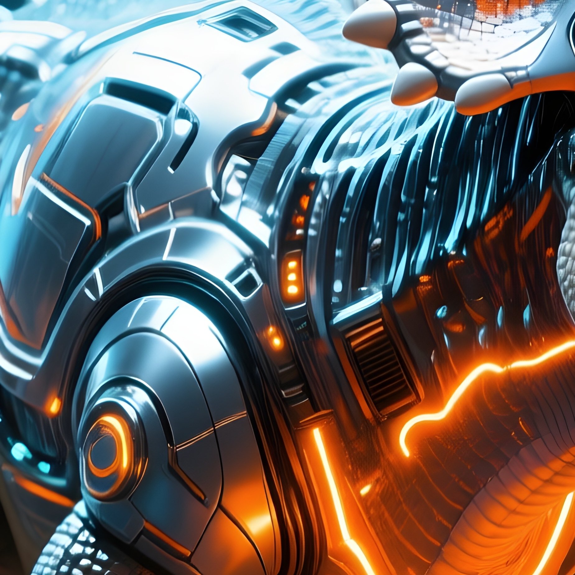 A Styracosaurus In A Science Fiction Story - Full Resolution Quality Preview