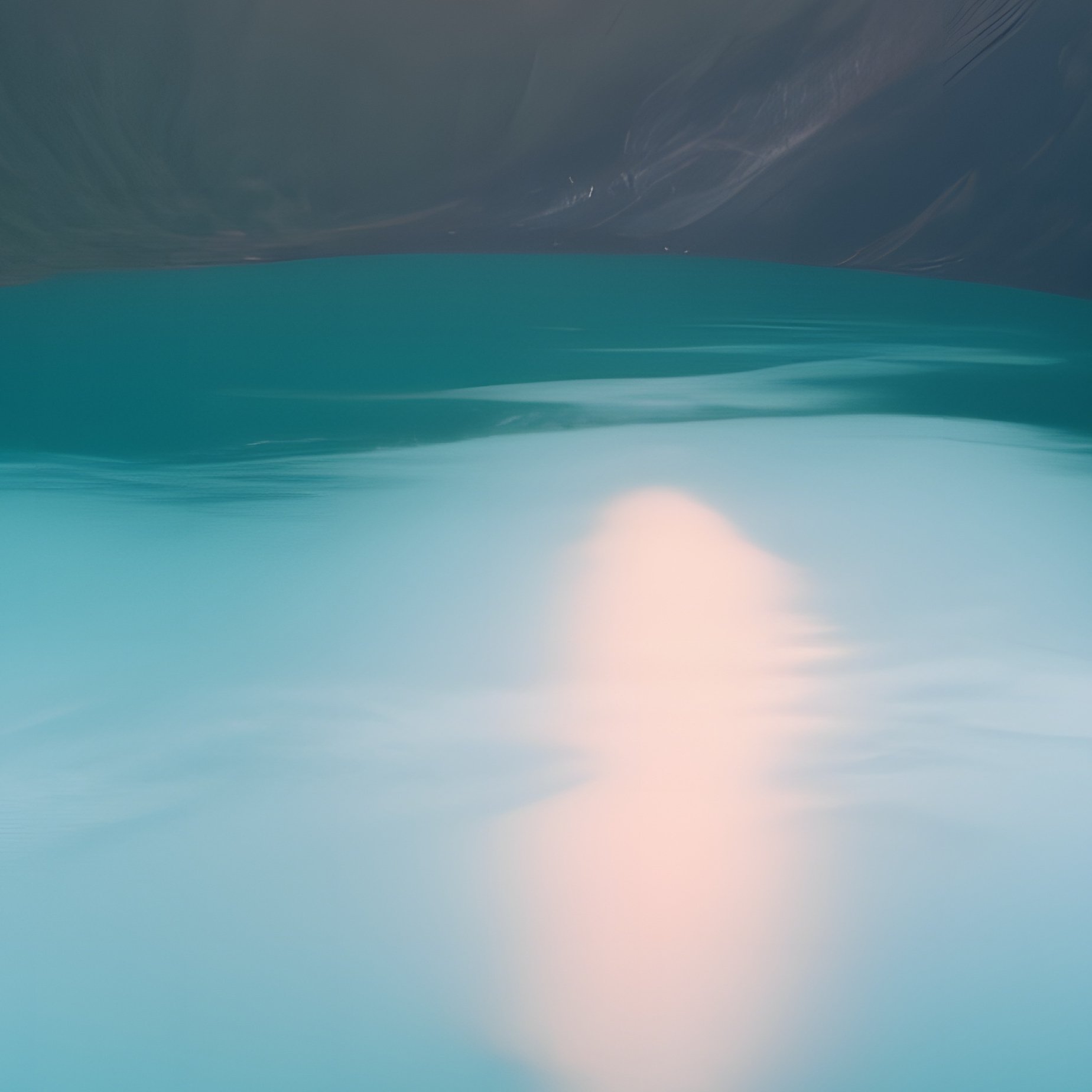 A Sunrise Over A Philippine Volcanic Crater Lake, Water Shimmering Turquoise, Clouds Drifting Low - Full Resolution Quality Preview