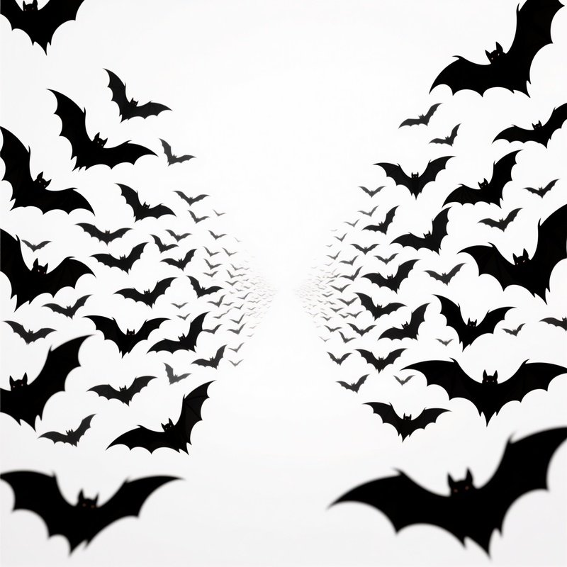 A Swarm Of Bats In Flight Bats Flight