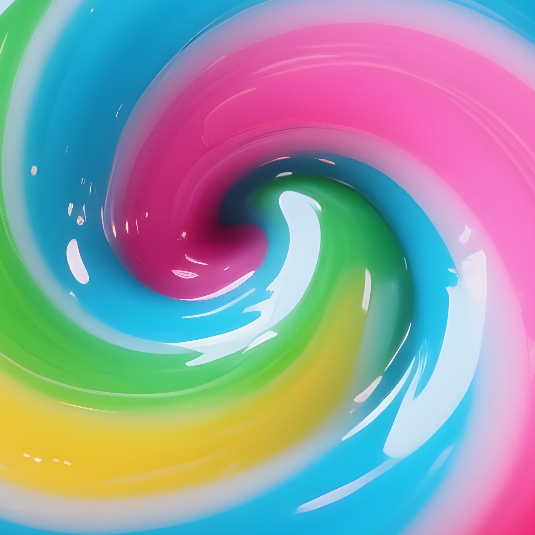 A Swirl Of Lollipop Colors In A Large Circular Swirl Sucker - Full Resolution Quality Preview