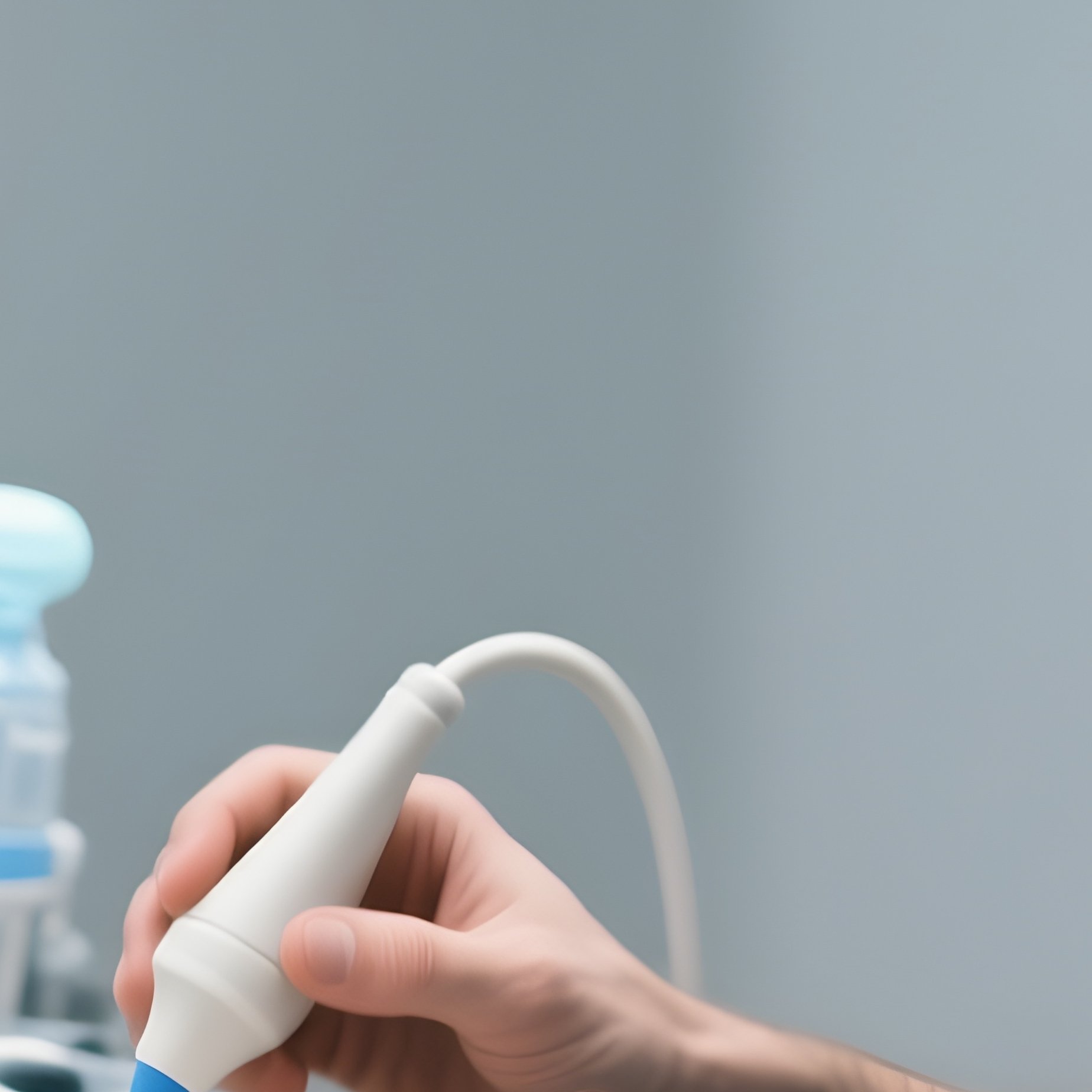 A Technician Operating A Portable Ultrasound Device - Full Resolution Quality Preview