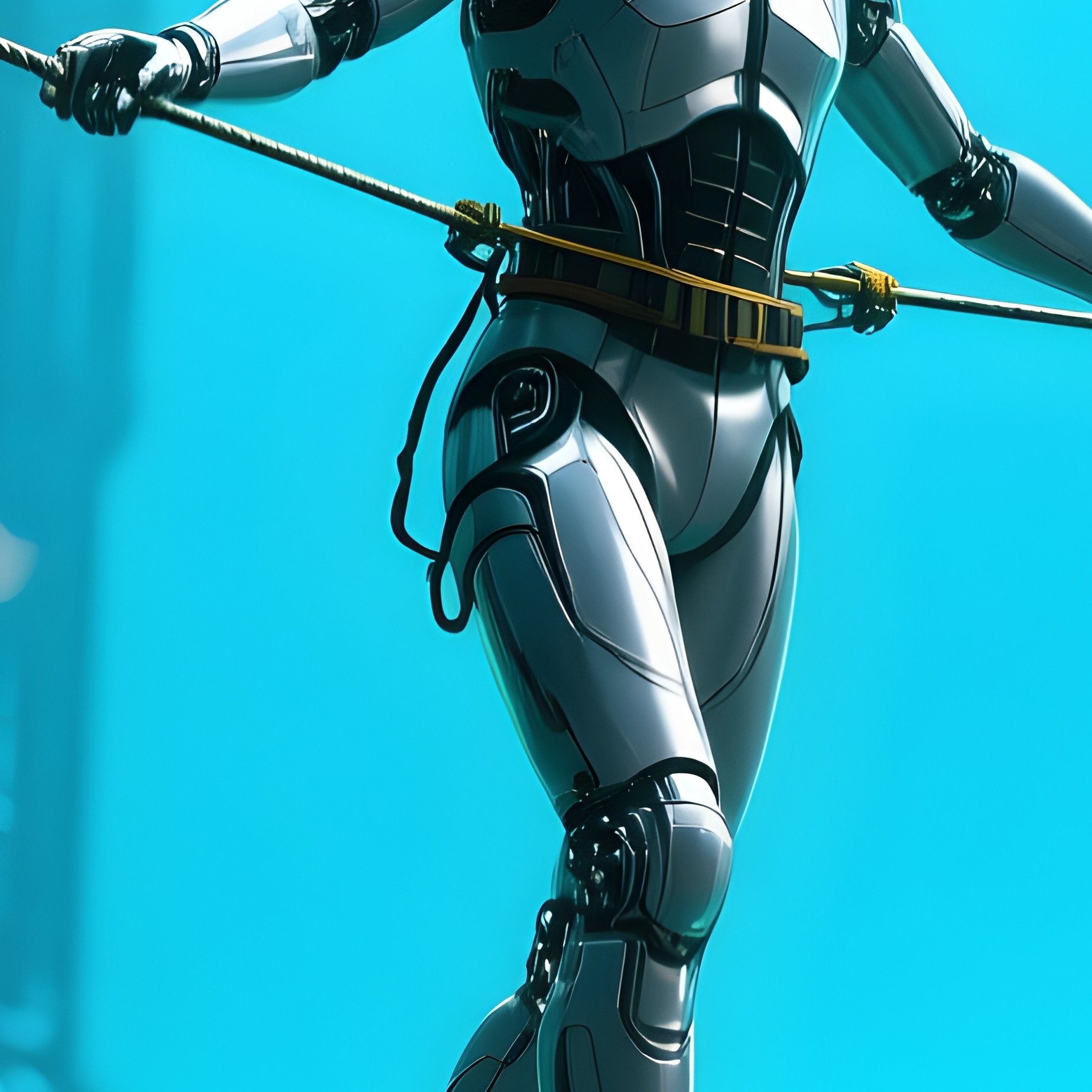 A Tightrope Walker Balancing Gracefully High Above The Crowd 2 - Full Resolution Quality Preview