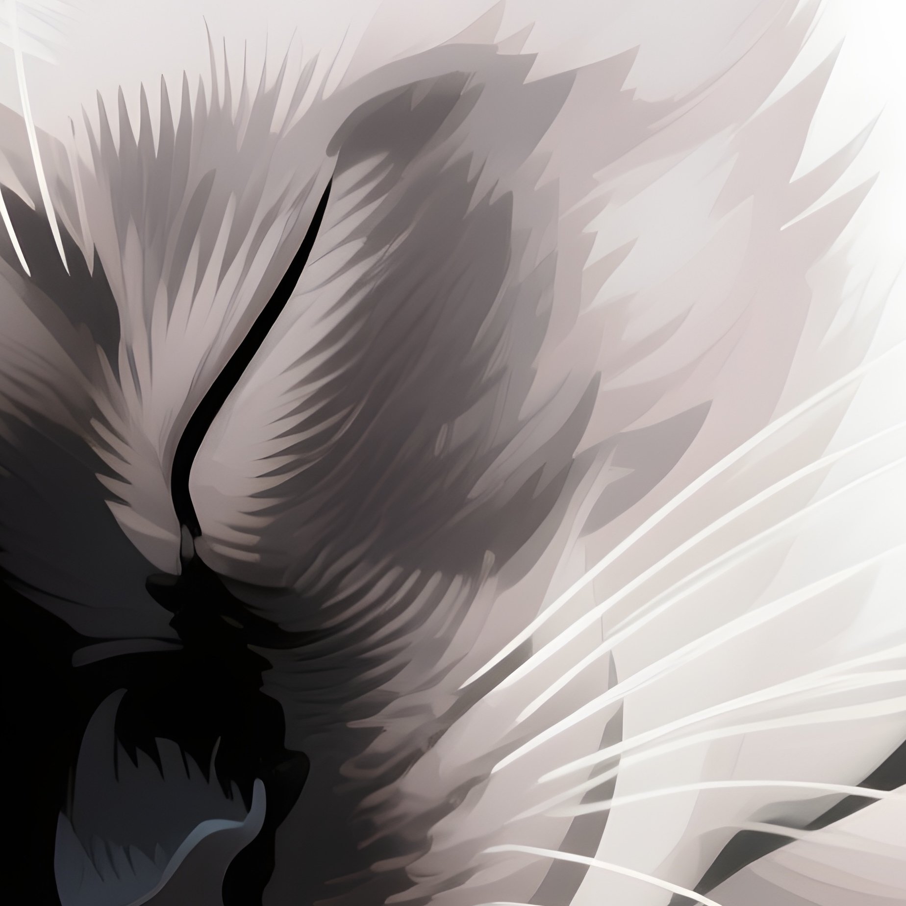 A Tonkinese Cat Sleeping On Its Back With Belly Exposed Digital Art - Full Resolution Quality Preview