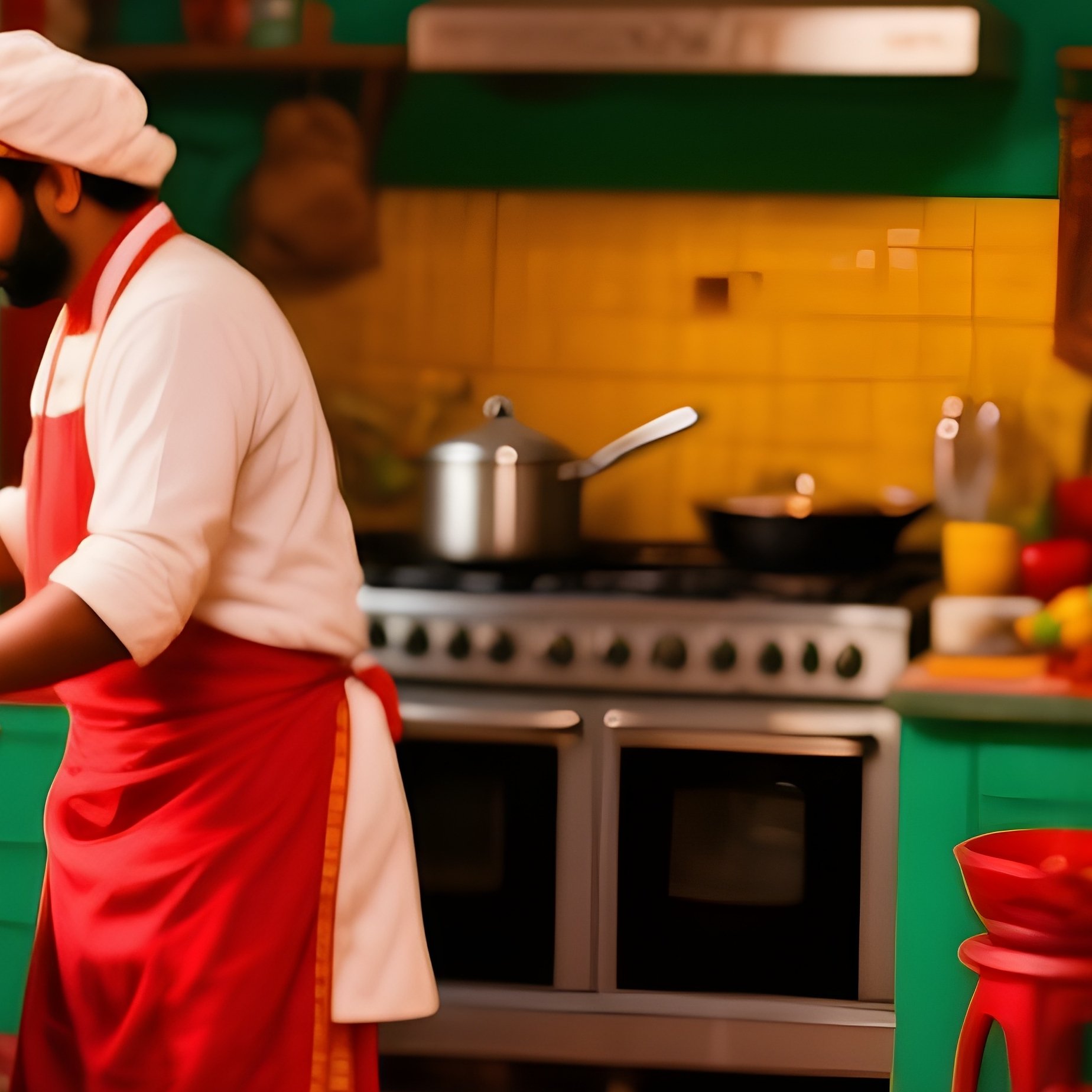A Traditional Indian Kitchen - Full Resolution Quality Preview