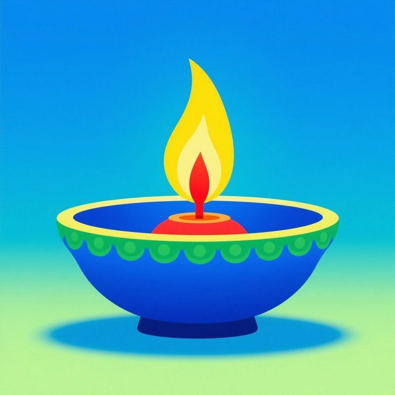 A Traditional Oil Lamp Diya Diya Oil Lamp