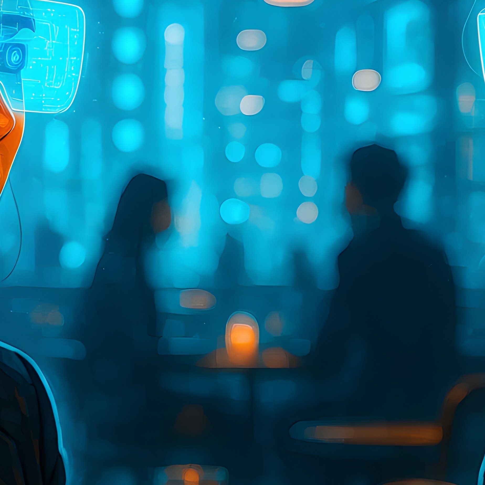 A Trio Of Women In A Cozy Bookstore Cafe - Full Resolution Quality Preview