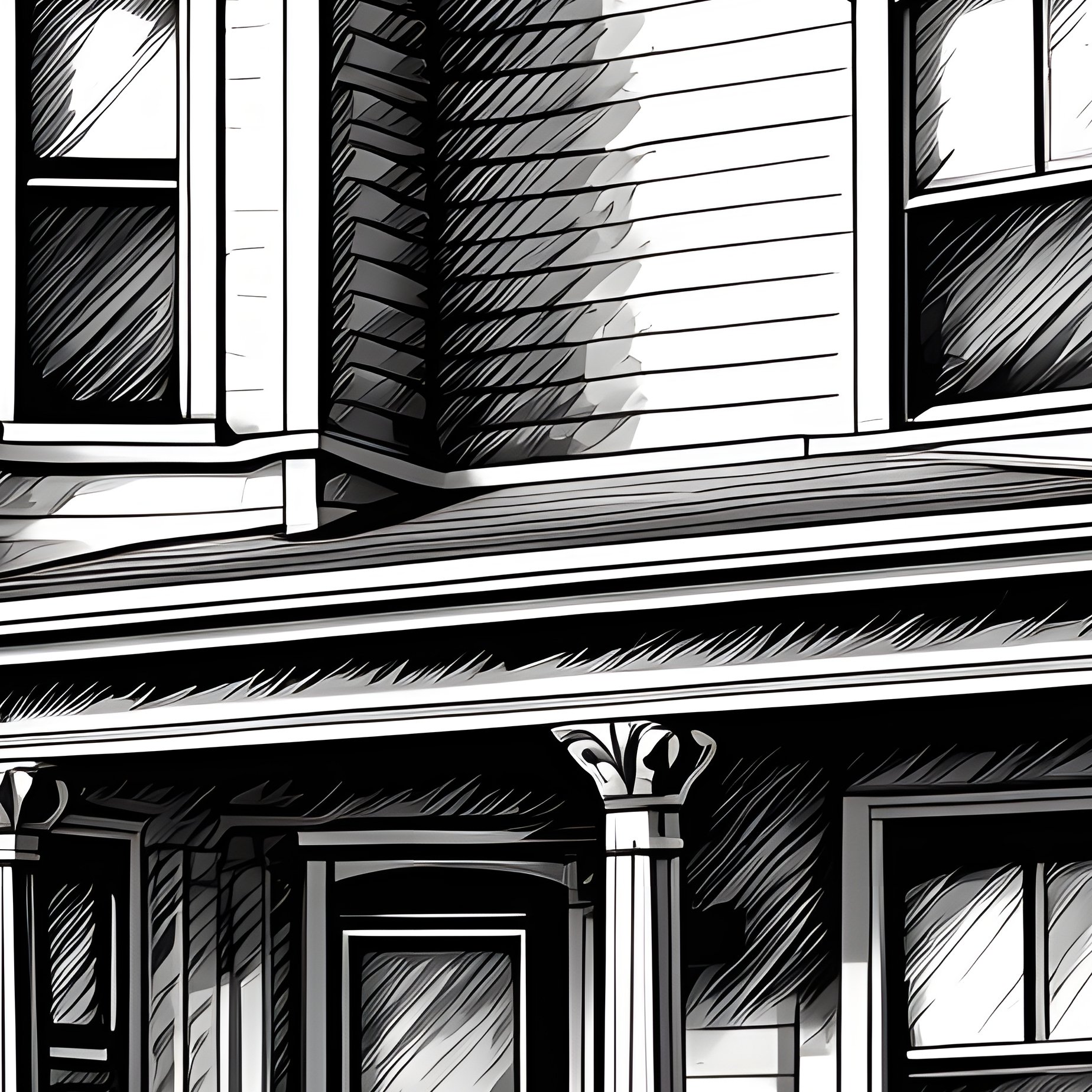 A Two Story Victorian Style House Victorian House - Full Resolution Quality Preview