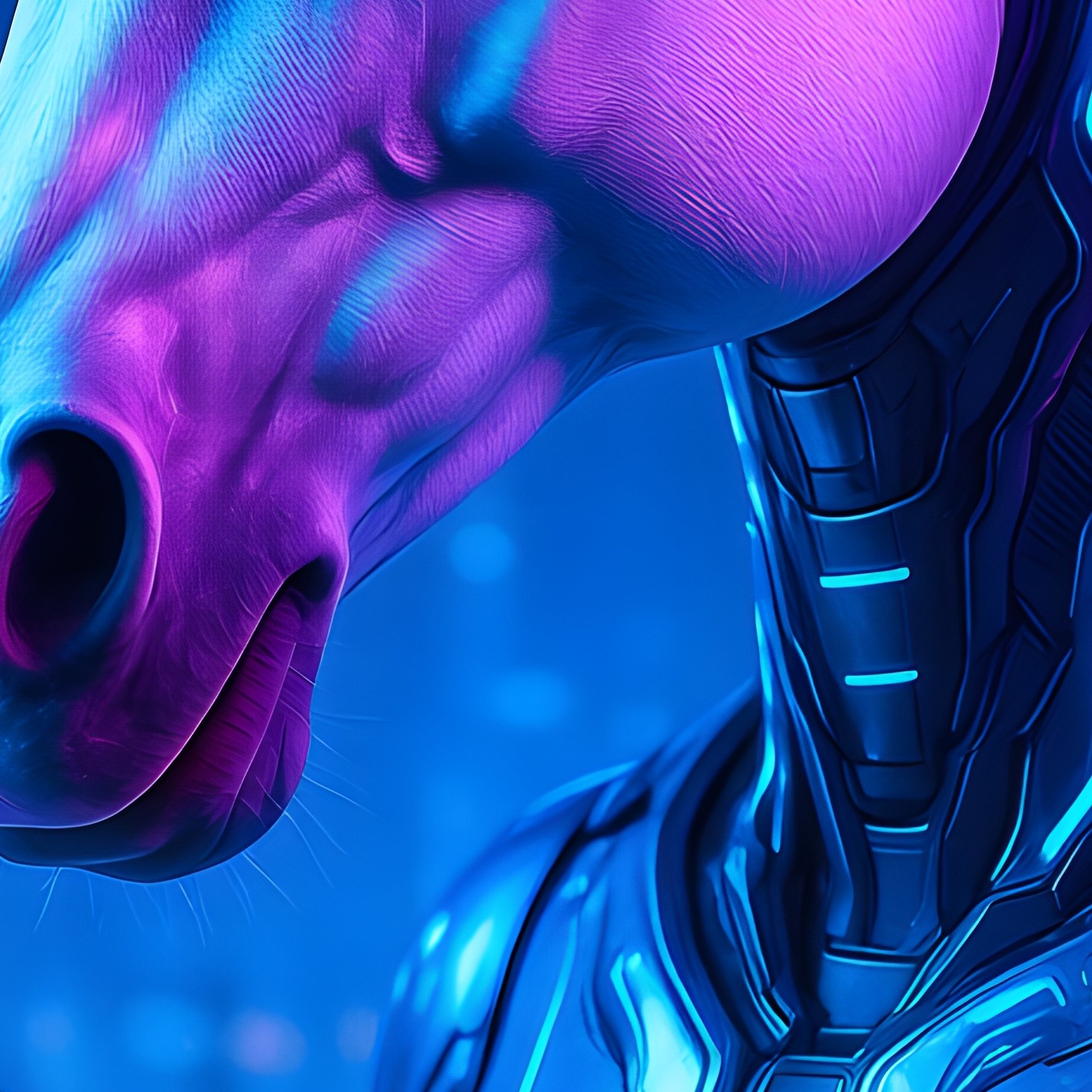 A Unicorn Sitting In Traffic Drinking Bubble Tea Science Fiction - Full Resolution Quality Preview