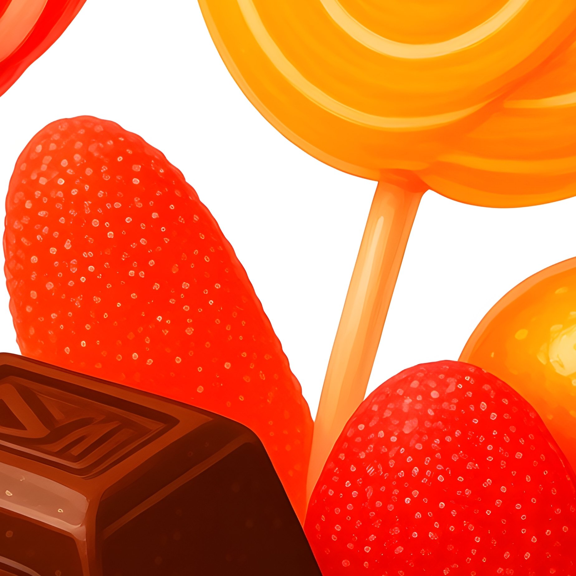 A Variety Of Colorful Candies And Sweets Candies Sweets - Full Resolution Quality Preview